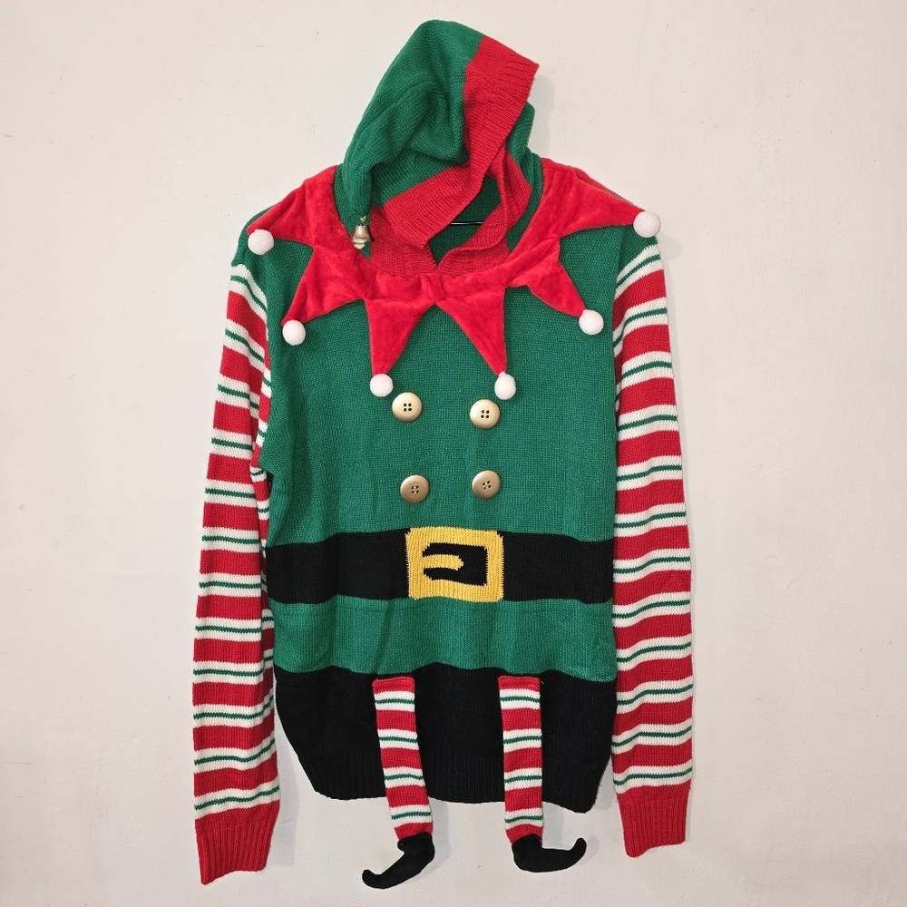 ⭐️ELF Christmas Sweater With Little Legs⭐️